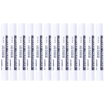 Kredki pastele suche TITANIUM WHITE (12szt.) 8500/01 KOH-I-NOOR