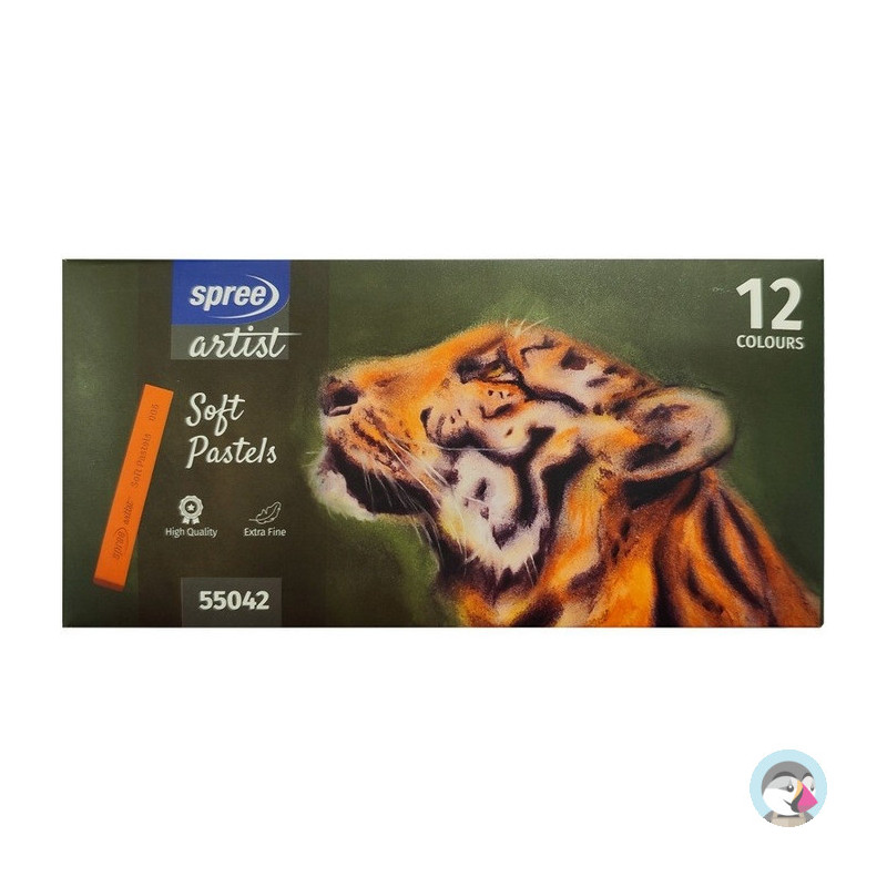 Pastele suche extra fine 12 kolorów SPREE artist PAS-550420-00101