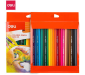 Kredki ołówkowe trójkątne COLORUN 24 kolorów EC00320 DELI