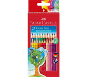 Kredki GRIP2001 24kolory opakowanie kartonowe FC112424 FABER-CASTELL