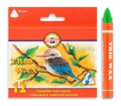 Kredki TRIO WAX JUMBO akwarel.12 kol. 8252/2 KOH-I-NOOR