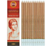 Kredka pastelowa GIOCONDA biała (12szt.)8801 KOH-I-NOOR