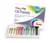 Kredki pastele olejne PENTEL 12kolorów PHN12