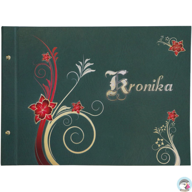 Kronika A3 malowana pozioma zielona 415x297mm 1829-319-067 WARTA