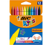 Kredki świecowe 12kol. Plastidecor 945764 BIC