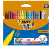Kredki świecowe 18kol. Plastidecor 829771 BIC