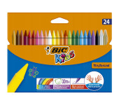 Kredki świecowe 24kol. Plastidecor 829772 BIC