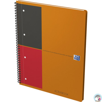 Kołonotatnik A4 80K linie PP OXFORD Activebook International 100102994
