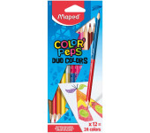 Kredki dwustronne COLORPEPS DUO 12||24kol 829600