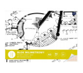 Blok milimetrowy A3 20k 80g INTERDRUK