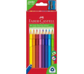 Kredki trójkątne FABER-CASTELL Junior Grip 10 kolorów 116510 FC