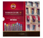 Kredki pastele suche 48 kolorów TOISON D`OR 8516N KOH-I-NOOR