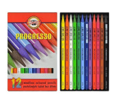 Kredki PROGRESSO 12 kolorów 8756 KOH-I-NOOR