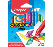 Kredki COLORPEPS świecowe 12 kolorów 861011 MAPED
