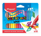 Kredki COLORPEPS świecowe 18 kolorów 861012 MAPED