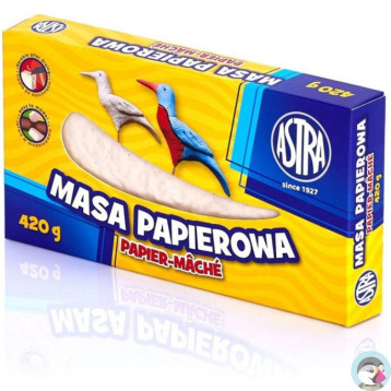 Masa papierowa plastyczna Papier-Mache 420g 83814901 ASTRA