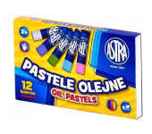 Pastele olejne zestaw 12 kolorów kredki 313112001 ASTRA