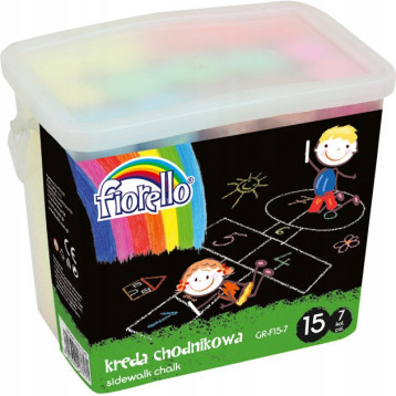 Kreda chodnikowa GR-F15-7 FIORELLO 7 kol 15szt 170-2295 Kreda chodnikowa GR-F15-7 FIORELLO 7 kol 15szt 170-2295