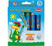 Kredki pastele wodne dwustronne Zębozaurus TO-587