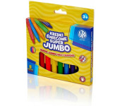 Kredki świecowe szkolne Super JUMBO grube okrągłe 8 kolorów 316118002 ASTRA