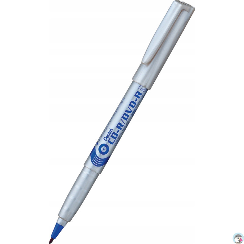 Marker do płyt CD NMS51 PENTEL niebieski końcówka 0.8mm