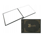 Kronika 345x255mm pozioma złocona czarna 1824-319-018 WARTA