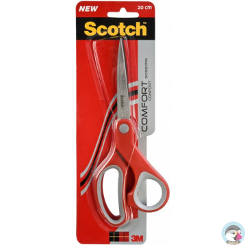 Nożyczki biurowe Comfort (1428) 20cm czerwone SCOTCH