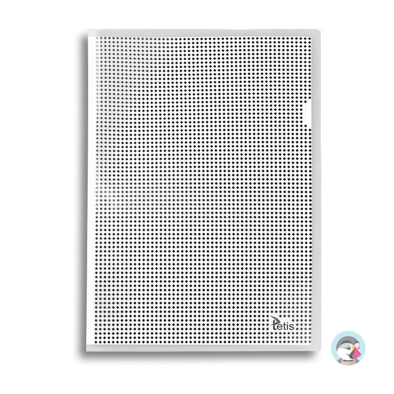 Obwoluta A4 PP &acute L&acute  grubość 0.14mm kamuflażowa (12) BT615-K TETIS