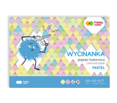 Blok wycinanka A4 10k 100g PASTEL HA 3710 2030-PA10 HAPPY COLOR