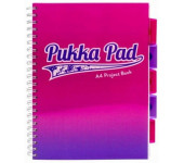 Kołozeszyt A4 kratka różowy PROJECT BOOK FUSION 8408-FUS PUKKA