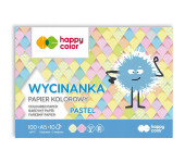 Blok wycinanka A5 10k 100g PASTEL HA 3710 1520-PA10 HAPPY COLOR