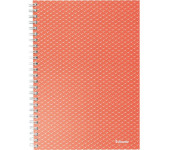Kołonotatnik Colour`Breeze A5 w kratkę koralowy 628468 ESSELTE