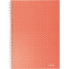 Kołonotatnik Colour`Breeze A5 w kratkę koralowy 628468 ESSELTE