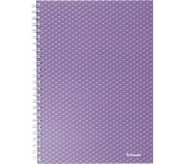 Kołonotatnik Colour`Breeze A5 w kratkę lawendowy 628469 ESSELTE