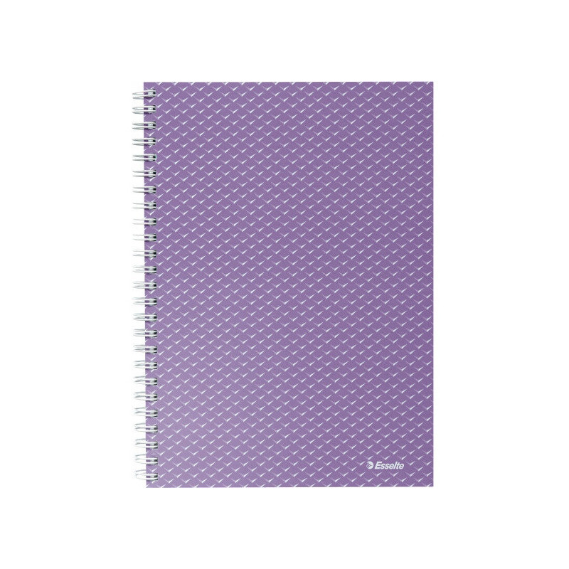Kołonotatnik Colour`Breeze A5 w kratkę lawendowy 628469 ESSELTE