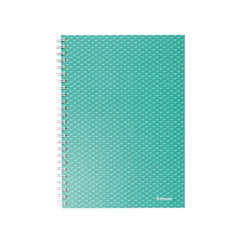 Kołonotatnik Colour`Breeze A5 w kratkę zielony 628467 ESSELTE