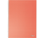 Kołonotatnik Colour`Breeze A4 w kratkę koralowy 628478 ESSELTE
