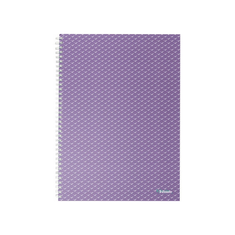 Kołonotatnik Colour`Breeze A4 w kratkę lawendowy 628479 ESSELTE