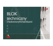 Blok techniczny szkolny A3 kolorowy 10 kartek 160g UNIPAP