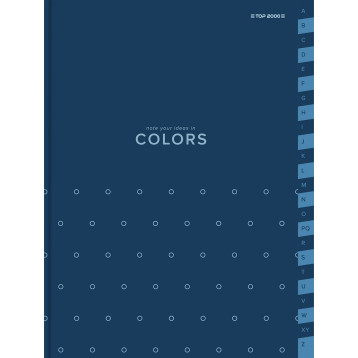 Skorowidz A4 96k kratka szyty COLORS 400169235 TOP 2000 Skorowidz A4 96k kratka szyty COLORS 400169235 TOP 2000