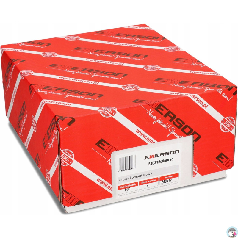 Papier komputerowy C240-2 240212C0N0red 900 składek EMERSON