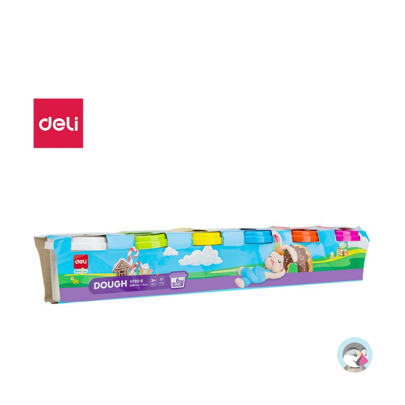 Ciastolina 6 kolorów EH720-6 DELI