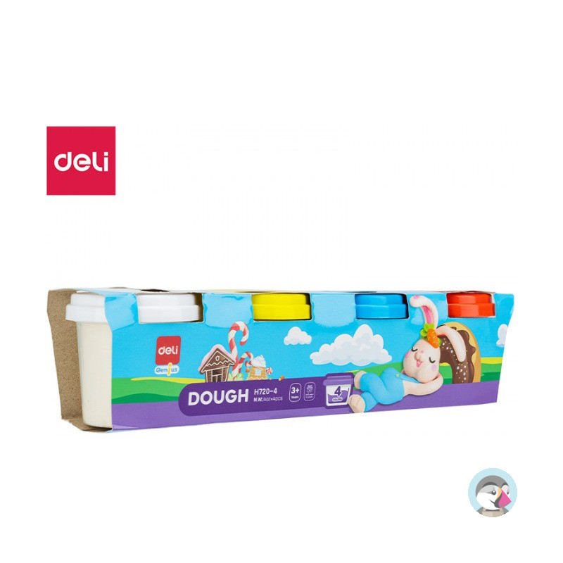 Ciastolina 4 kolory EH720-4 DELI