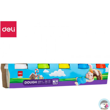 Ciastolina 5 kolorów EH720-5 DELI