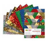 Blok HOLOGRAPHIC A5 10k 70g 5 kolorów 5 motywów HA 3807 1520-HO HAPPY COLOR