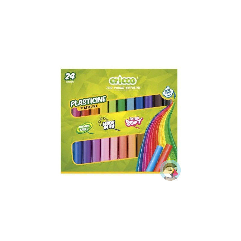 Plastelina CRICCO 24kolory CR370K24