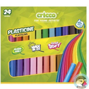 Plastelina CRICCO 24kolory CR370K24