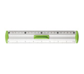 Linijka aluminiowa 20cm uchwyt zielony BL040-ZB TETIS