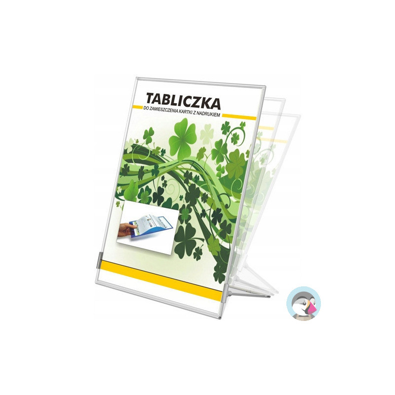 Tabliczka stojąca jednostronna 15x23cm 0403-0008-00 PANTA PLAST