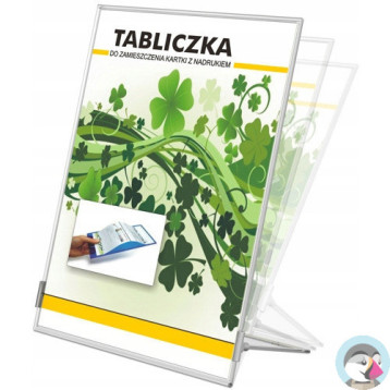Tabliczka stojąca jednostronna 15x23cm 0403-0008-00 PANTA PLAST